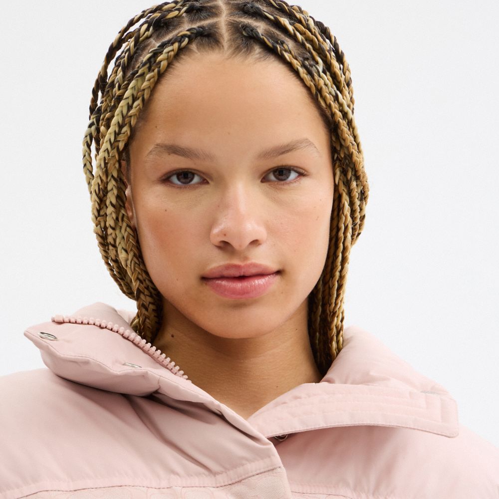 Coach Signature Down Jacket Quartz