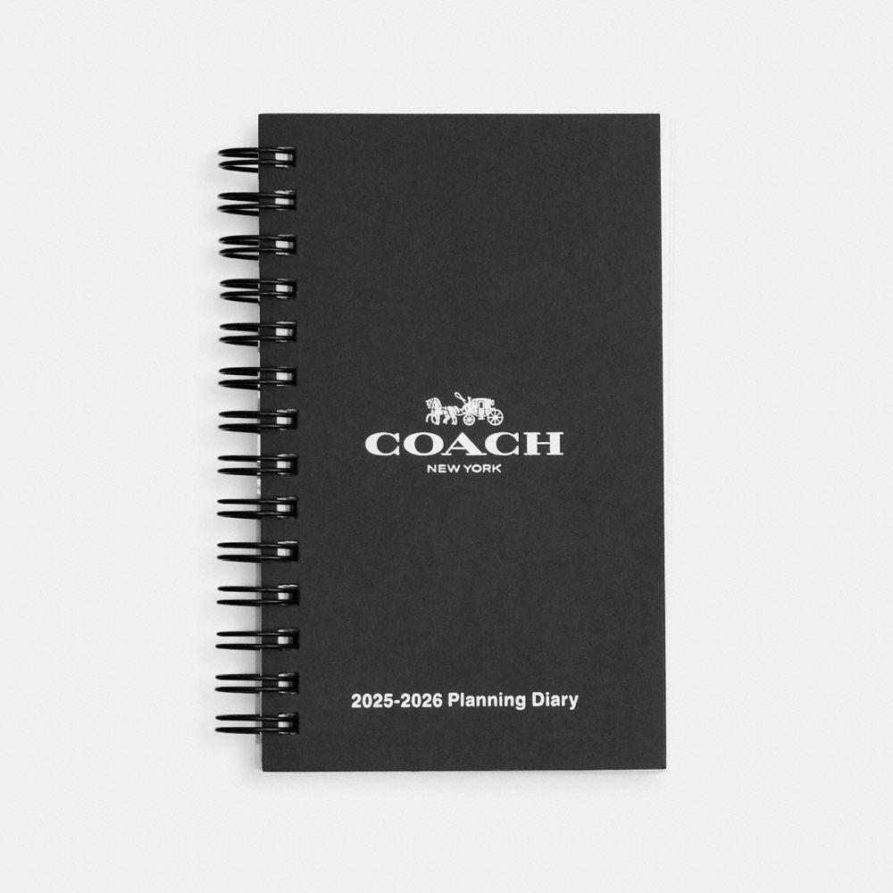 Coach 2025 2026 3 X5 Spiral Diary Book Multi