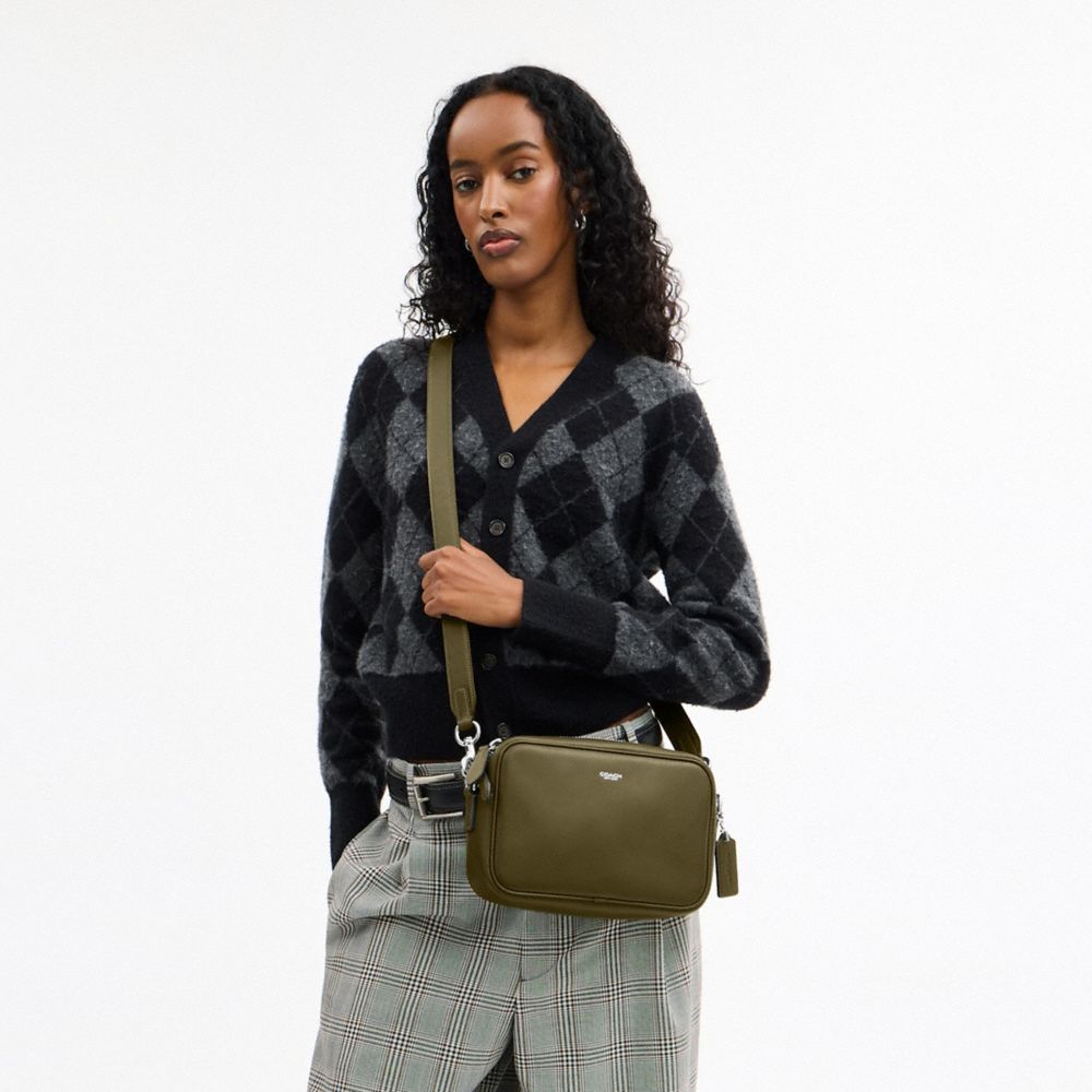 Coach Radio Camera Bag Olive