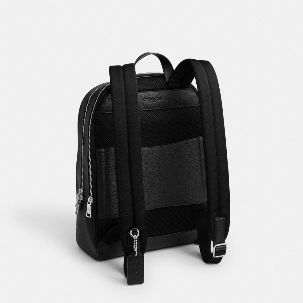 Coach Wade Backpack In Signature Canvas Black Signature