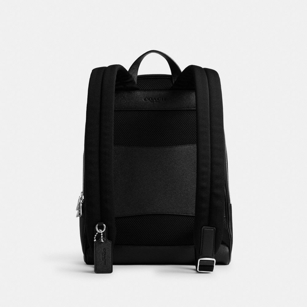 Coach Wade Backpack In Signature Canvas Black Signature