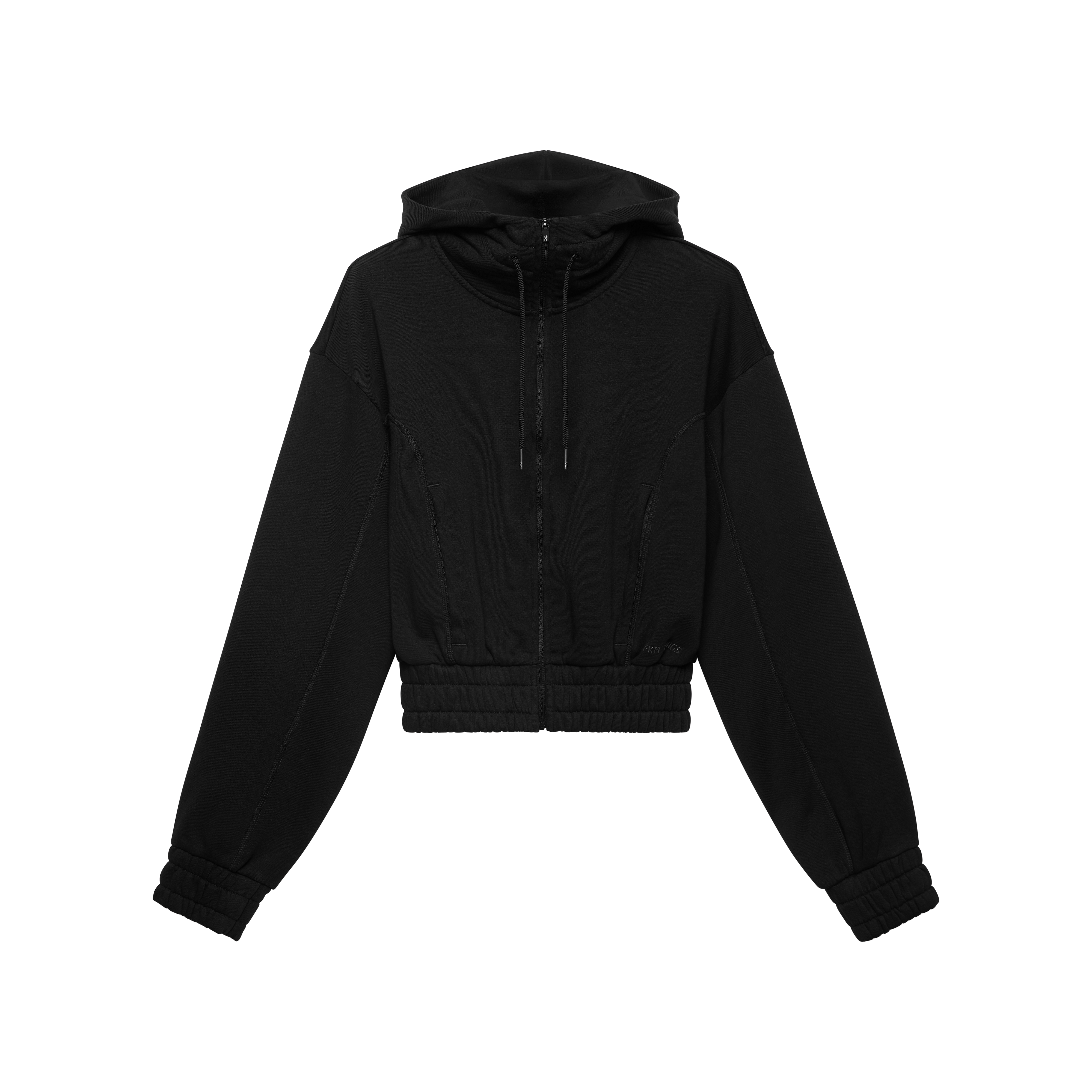 On Club Cropped Hoodie Fka Black (Women'S)