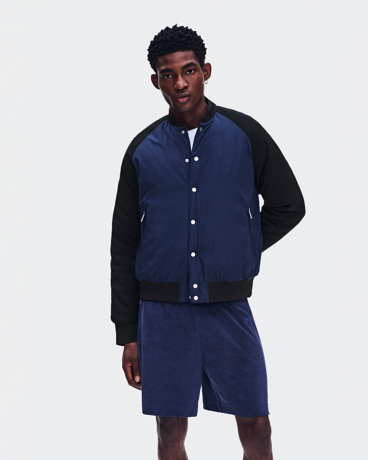 On Courtside Bomber Inkwell | Black