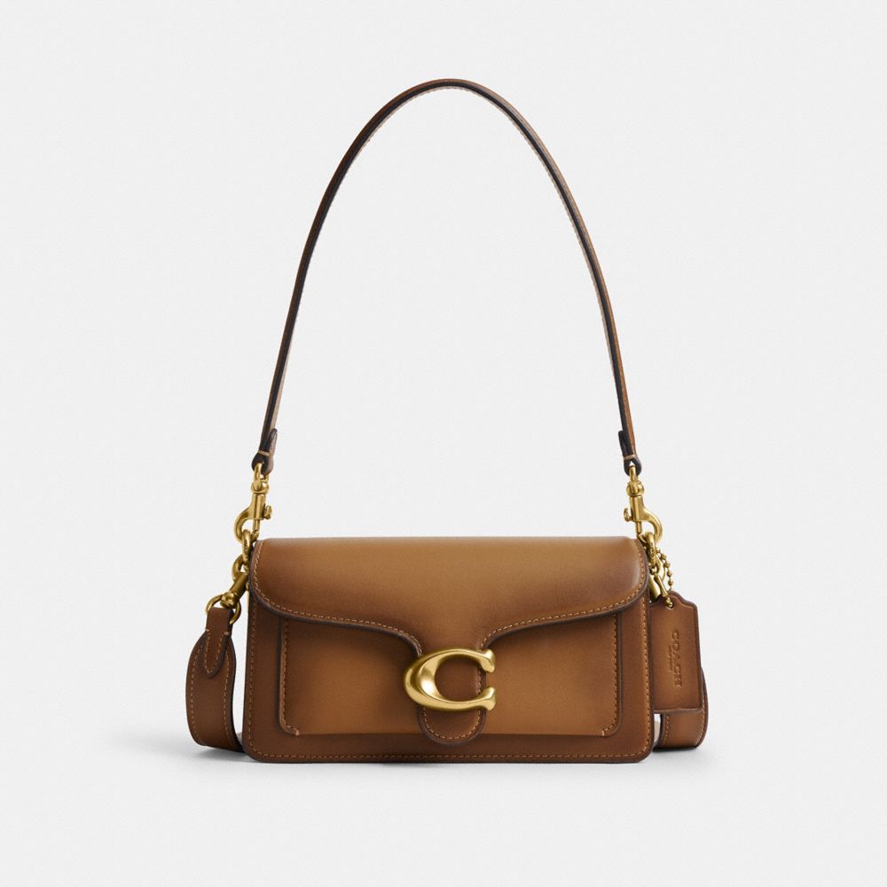 Coach Tabby Shoulder Bag 20 Brass Honey Brown