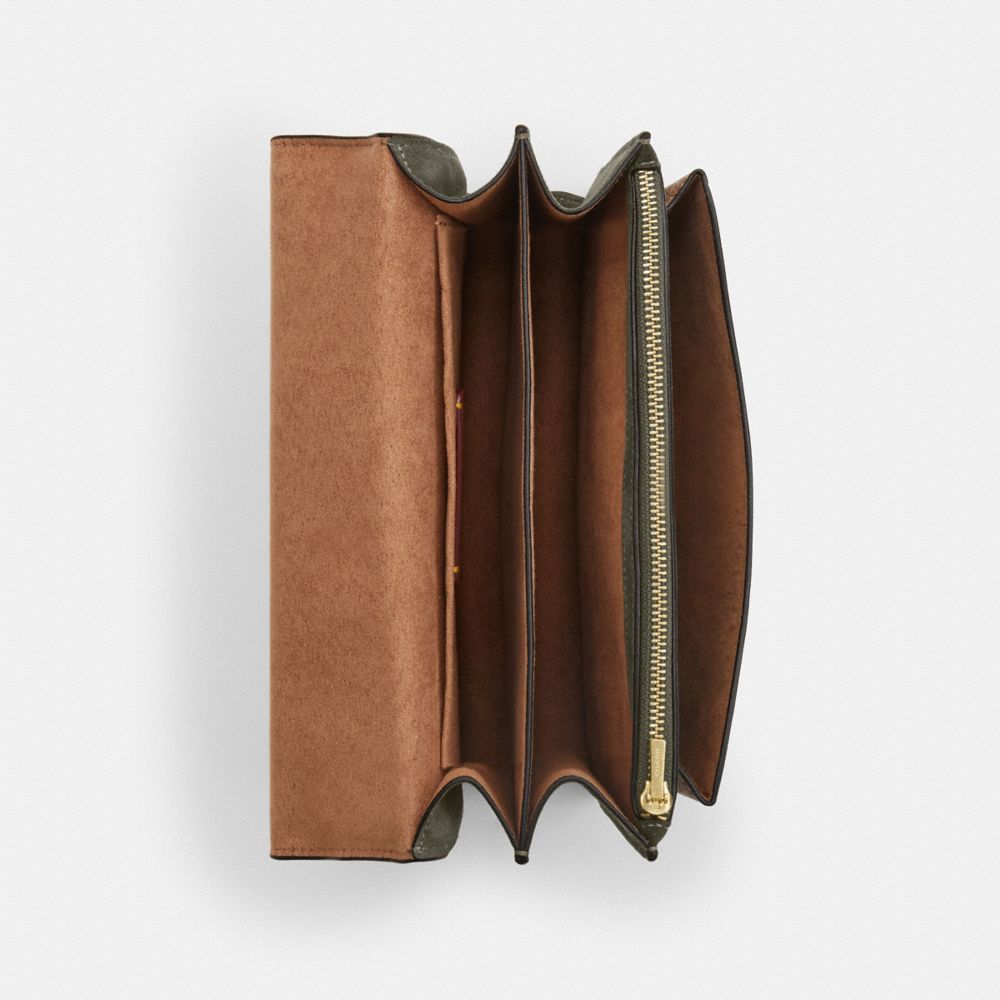 Coach Klare Crossbody Bag In Signature Canvas Im Army Green Tan