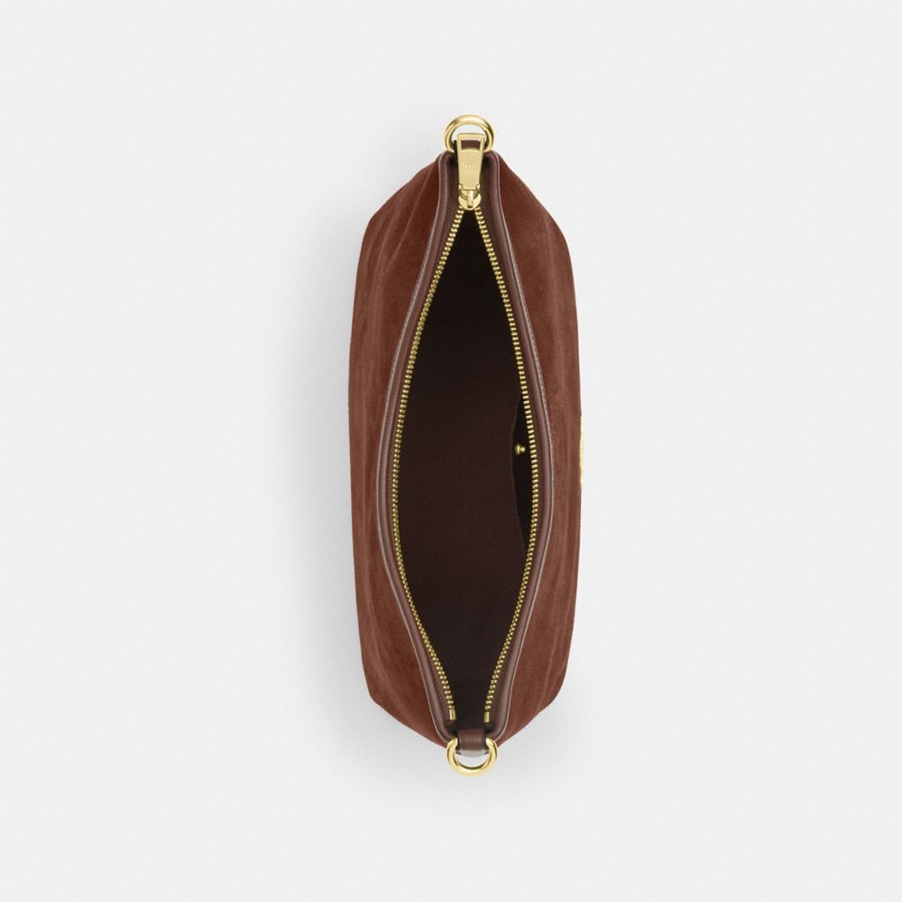 Coach Laurel Shoulder Bag With Tassels Im Vintage Brown Maple