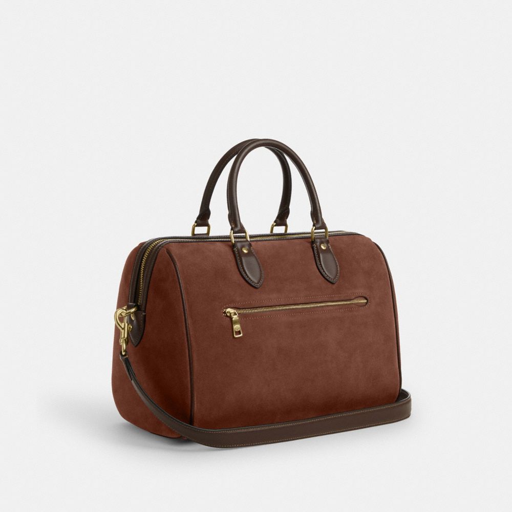 Coach Rowan Large Satchel Bag Im Vintage Brown