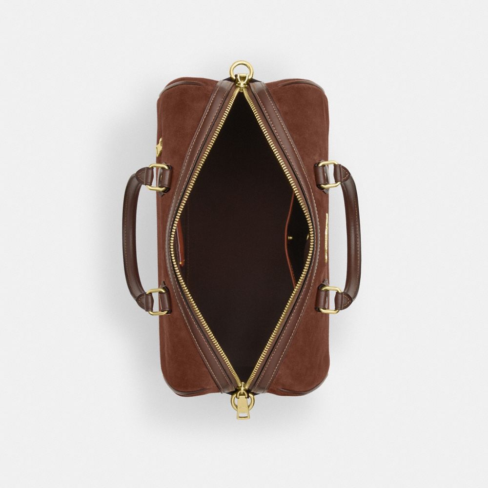 Coach Rowan Large Satchel Bag Im Vintage Brown