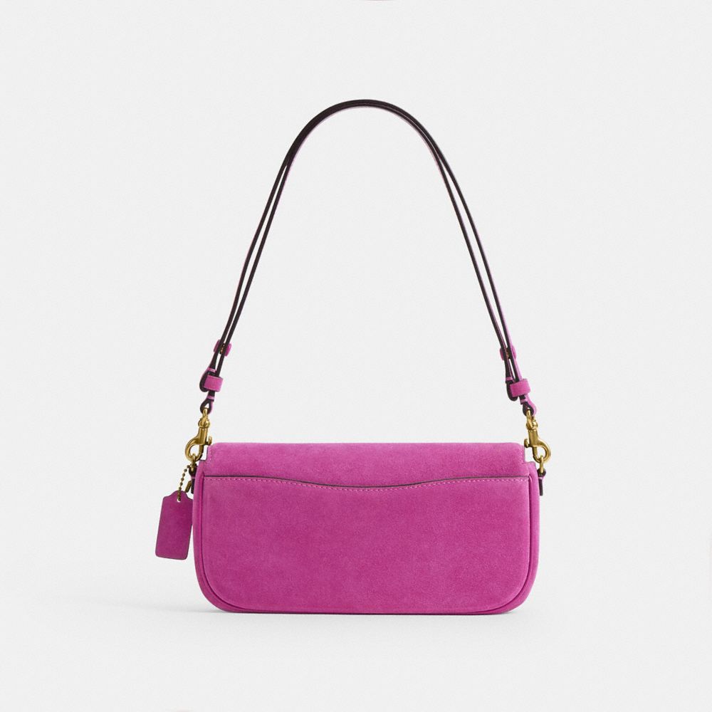 Coach Brook Flap Chain Bag Brass/Magenta
