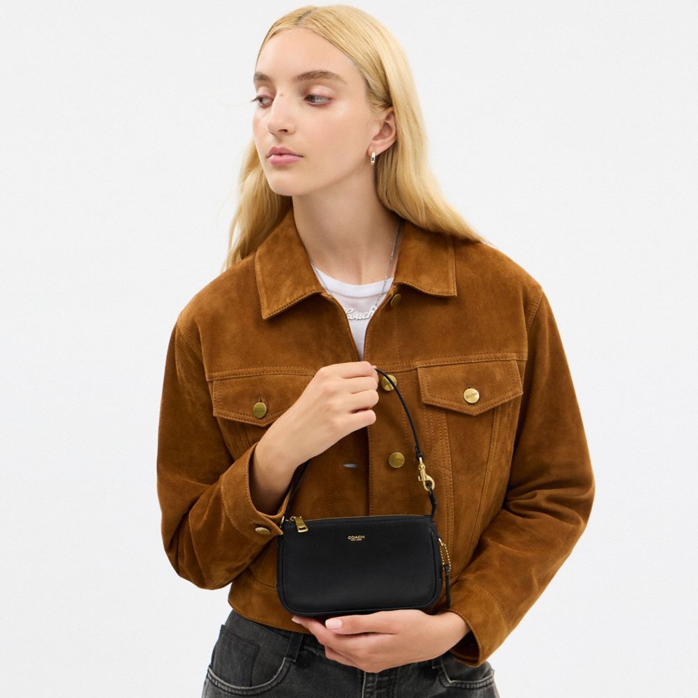 Coach Plaza Bag 18 Brass Black