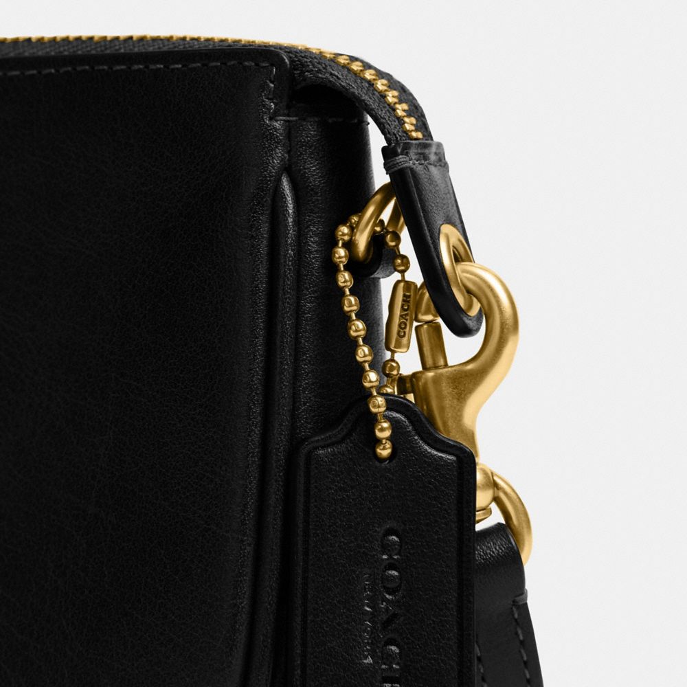 Coach Plaza Bag 18 Brass Black