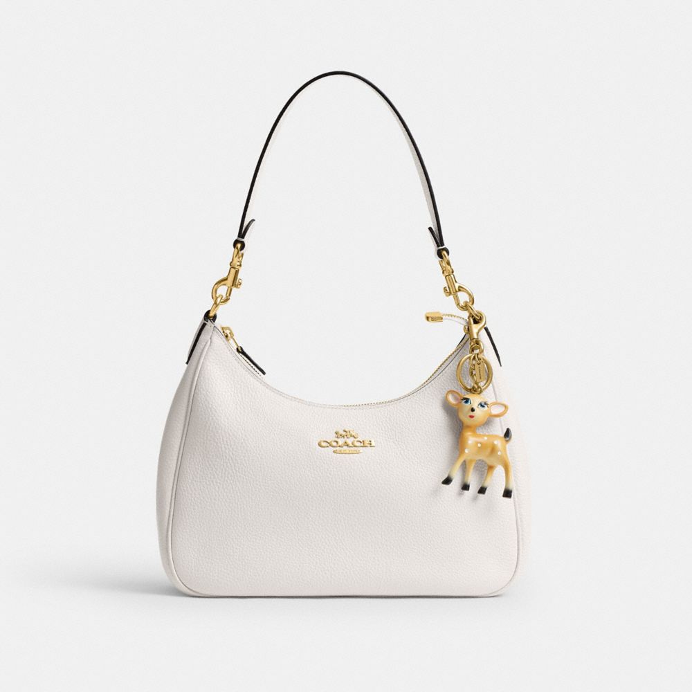 Coach Deer Bag Charm Brass Tan