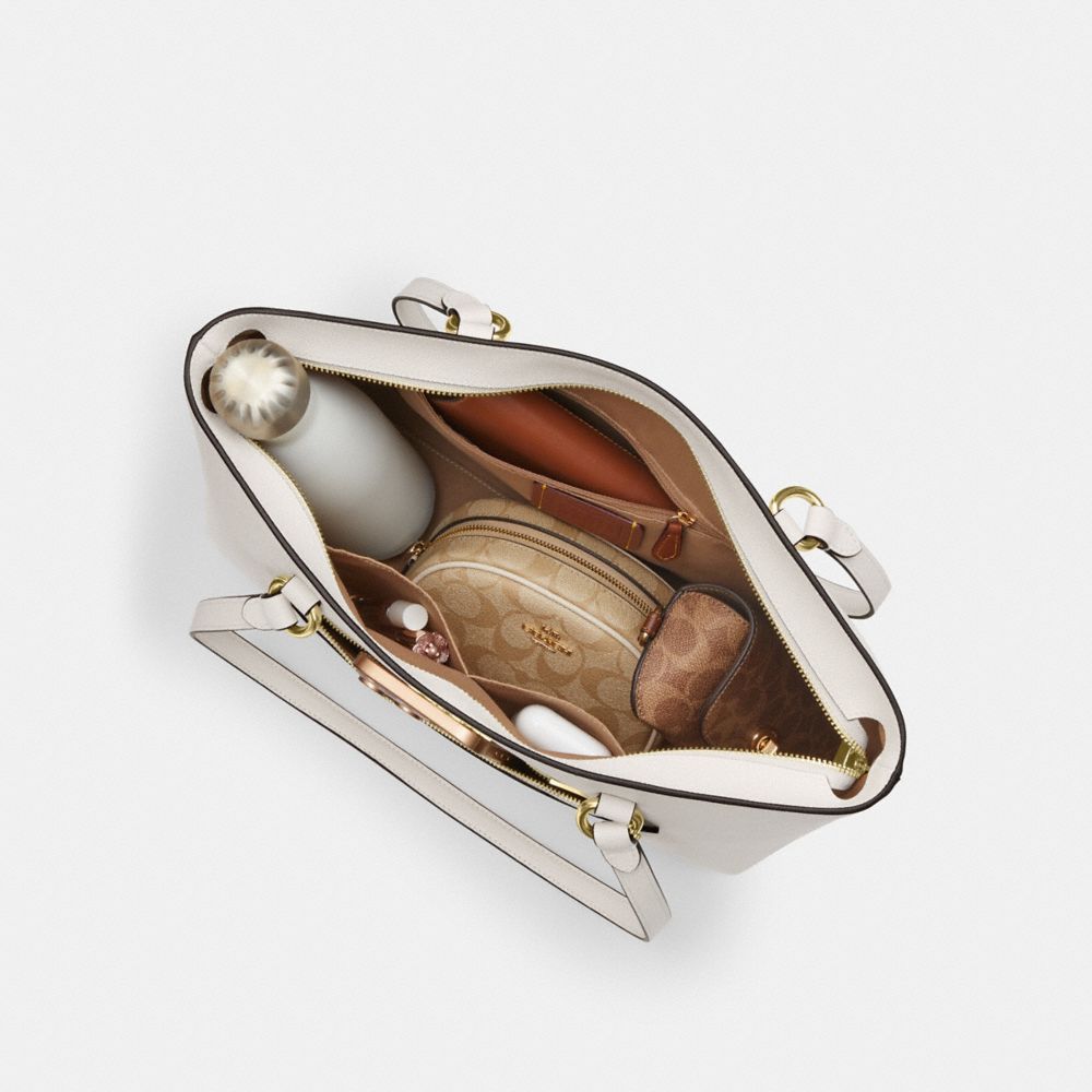 Coach Station Tote Bag Gold Chalk