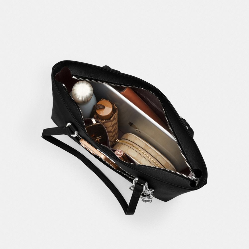 Coach Station Tote Bag Silver