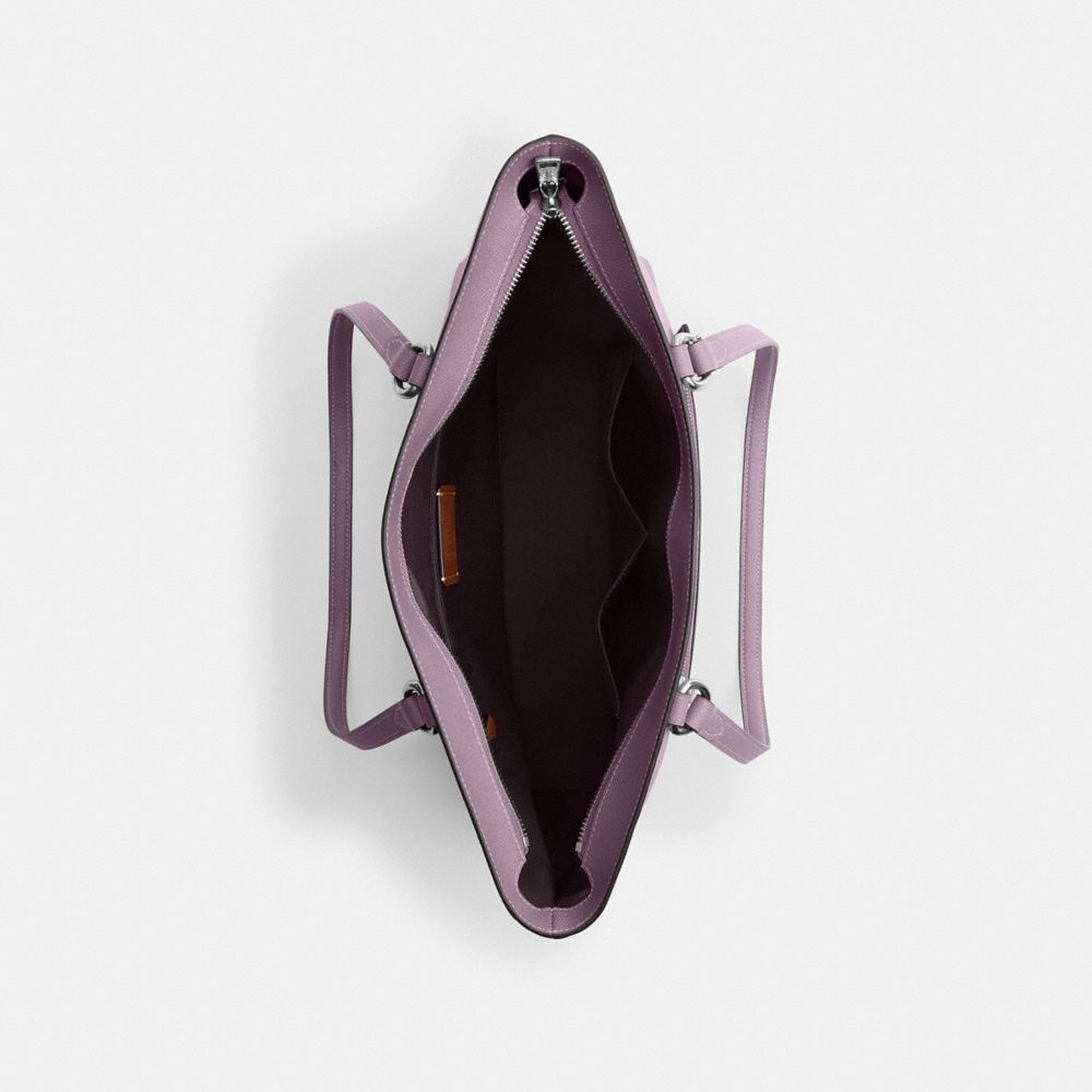 Coach Station Tote Bag Silver Jasmine