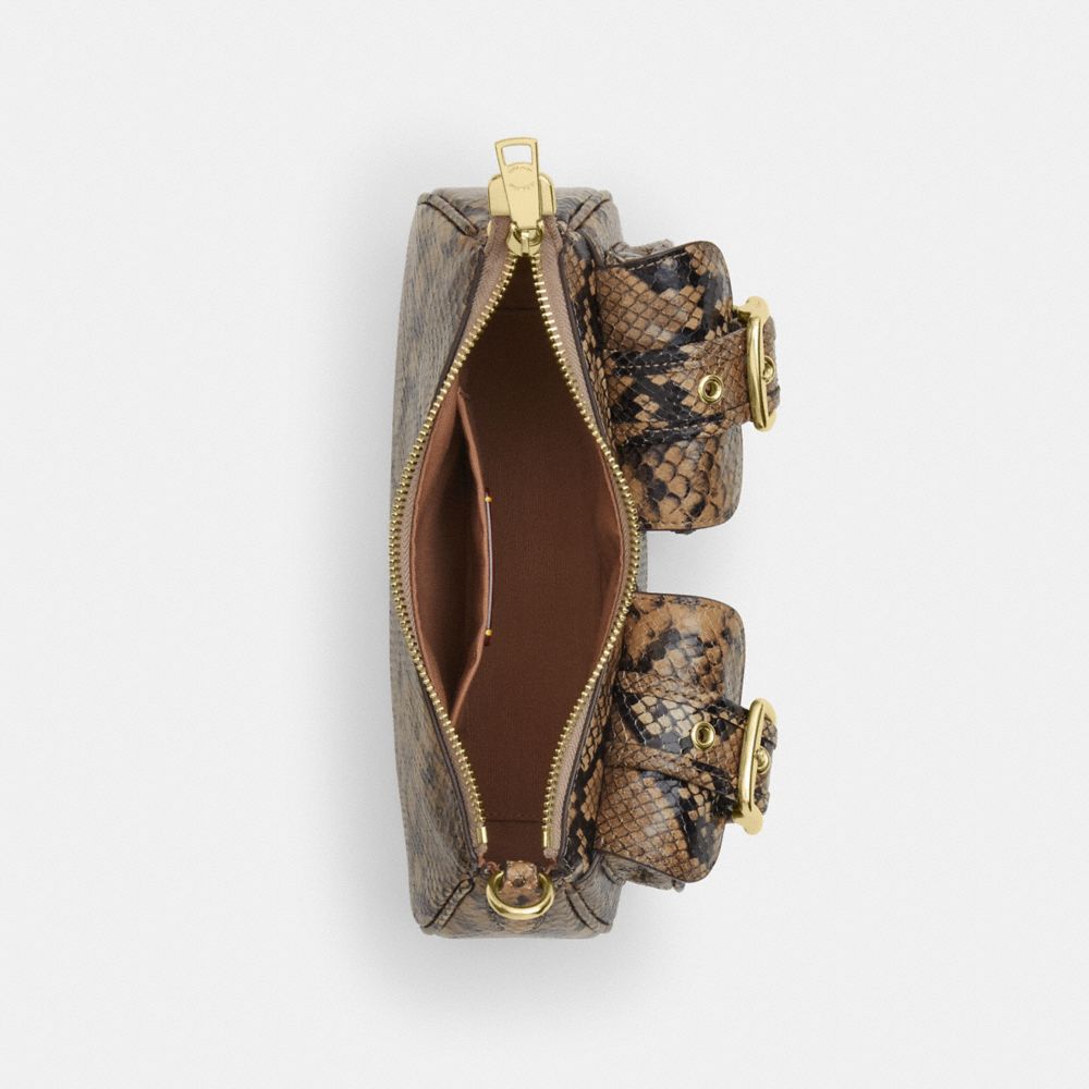 Coach Ashton Bag With Snake Print Im Mushroom Multi