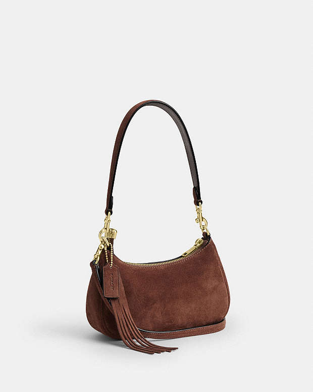 Teri Mini Crossbody Bag Suede-Im-Vintage Brown Suede-Im-Vintage Brown
