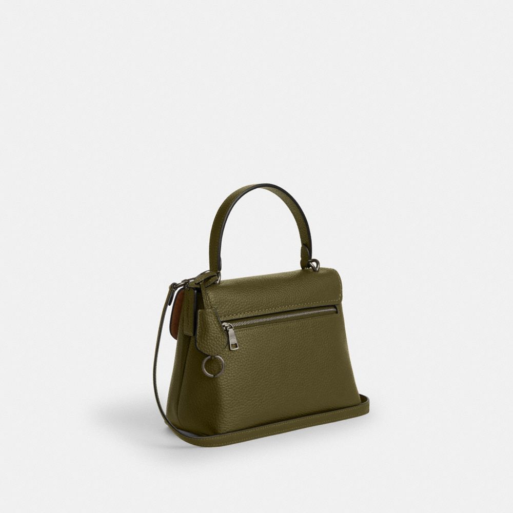 Coach Emory Top Handle Bag Gunmetal Olive