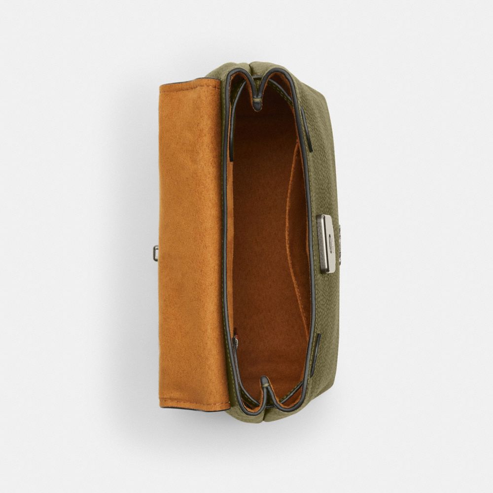 Coach Emory Top Handle Bag Gunmetal Olive