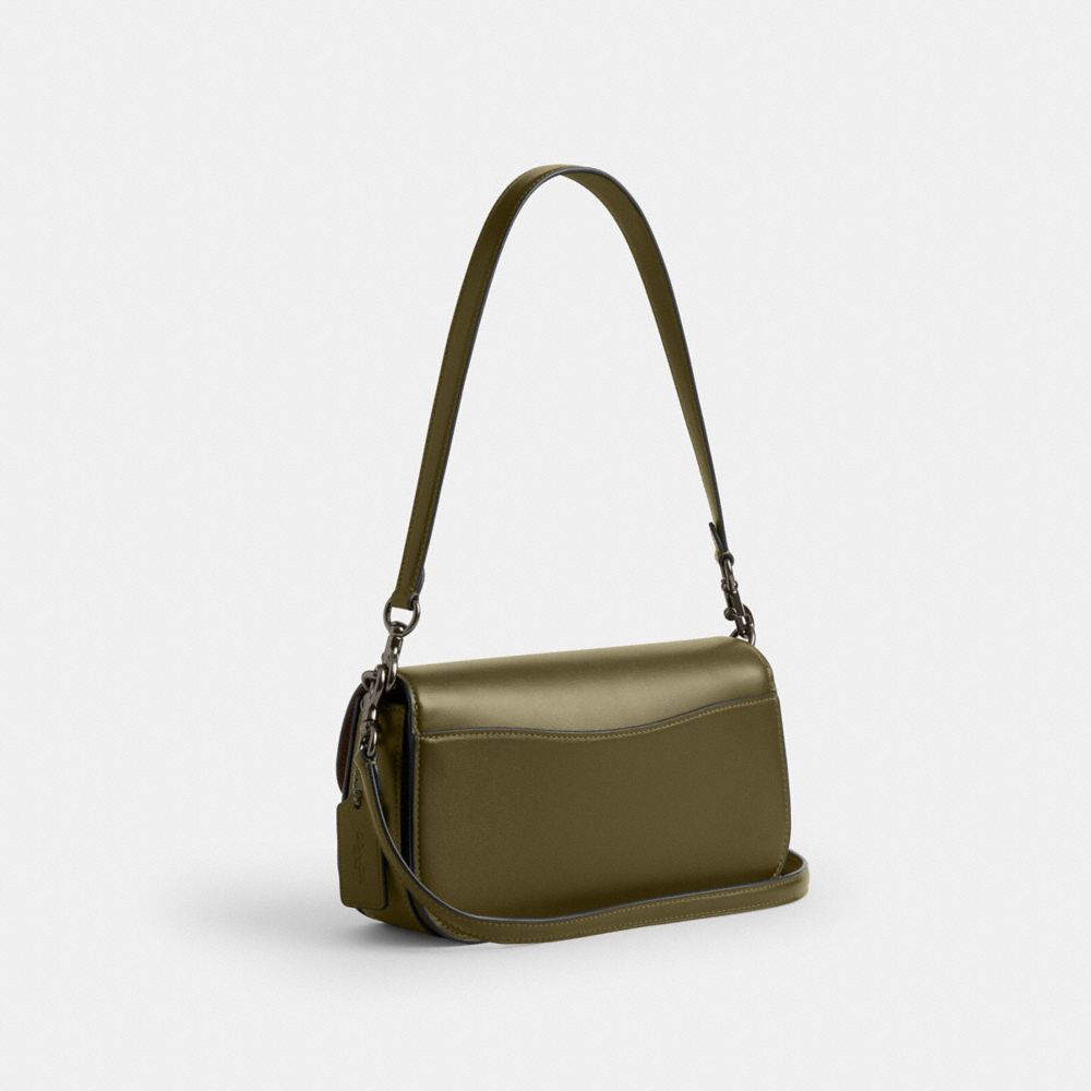 Coach Harper Shoulder Bag Gunmetal Olive