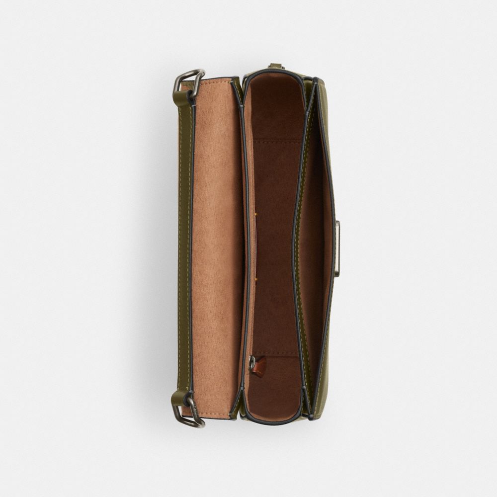 Coach Harper Shoulder Bag Gunmetal Olive