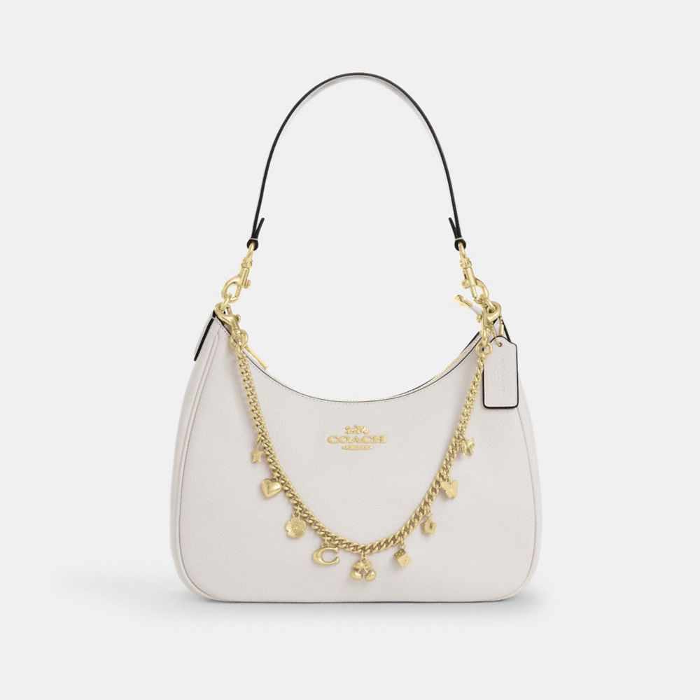Coach Charm Chain Strap Gold Gold