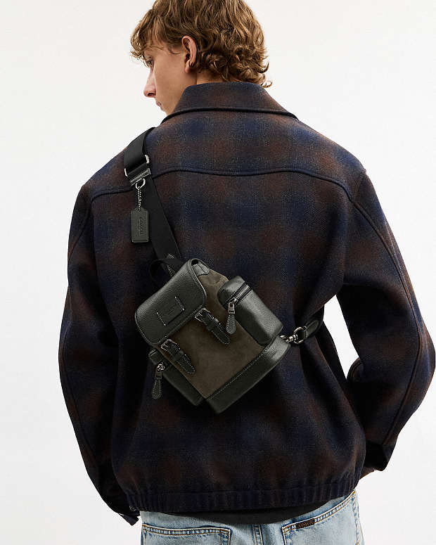 Sprint Sling Pack Suede-Qb-Uniform Green Suede-Qb-Uniform Green