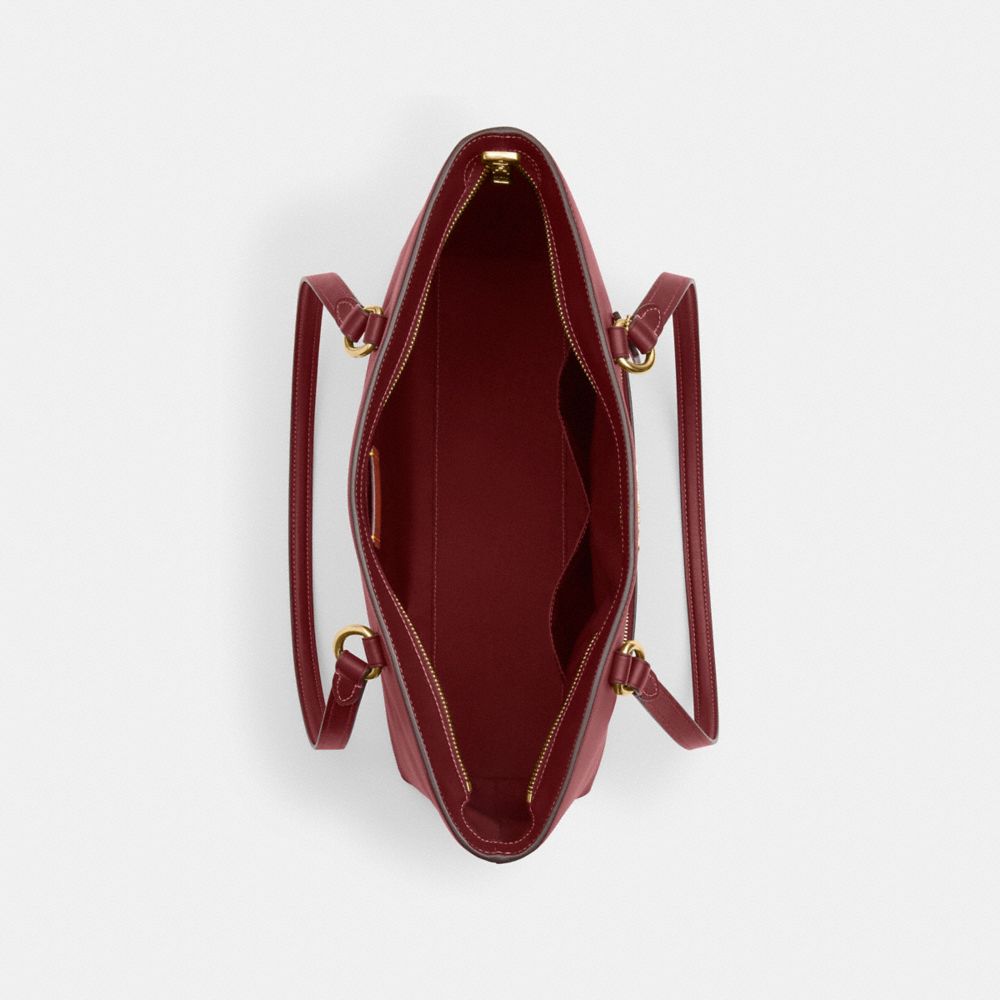 Coach Station Tote Bag Gold