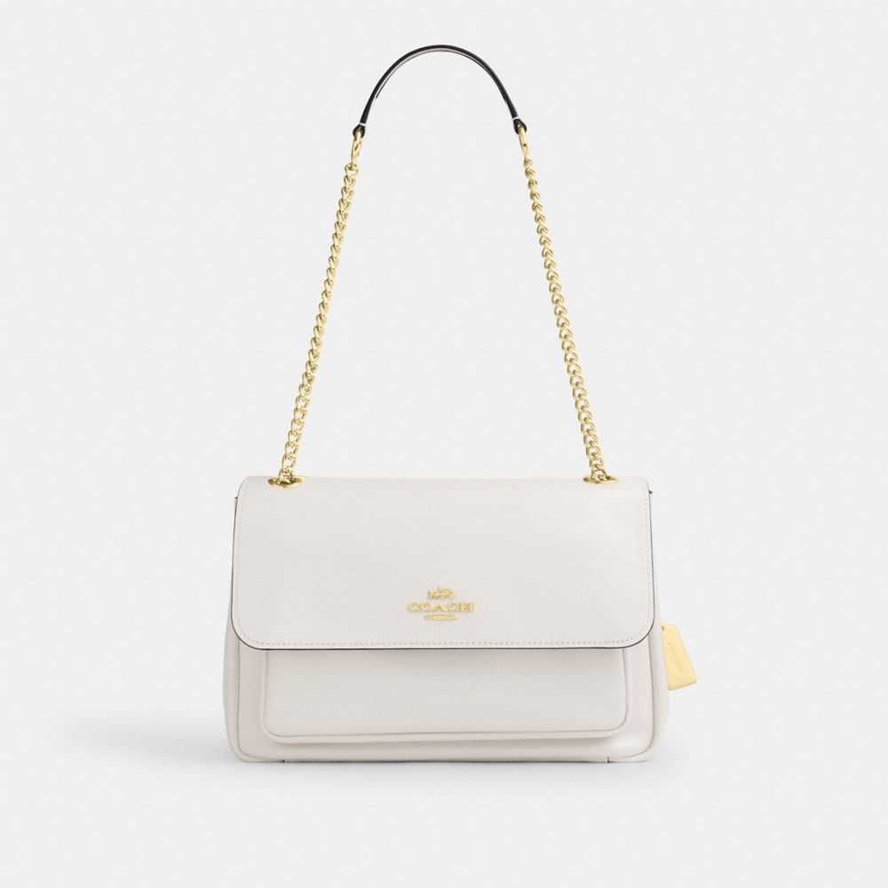 Coach Elodie Crossbody Bag Gold Chalk