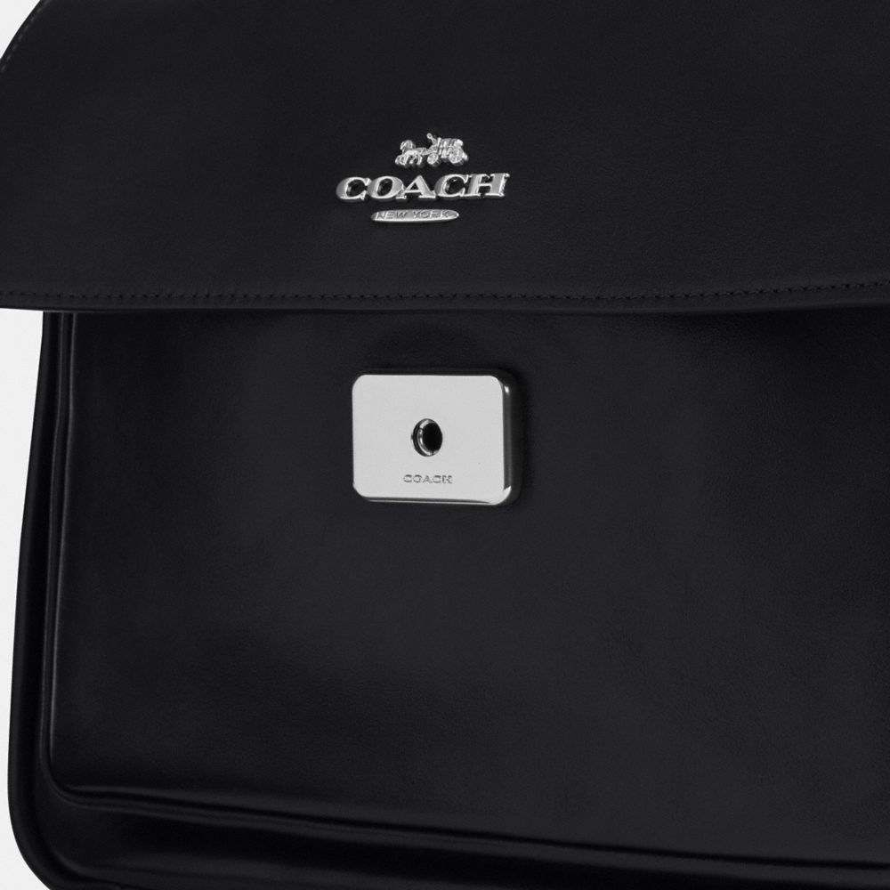 Coach Elodie Crossbody Bag Silver Black