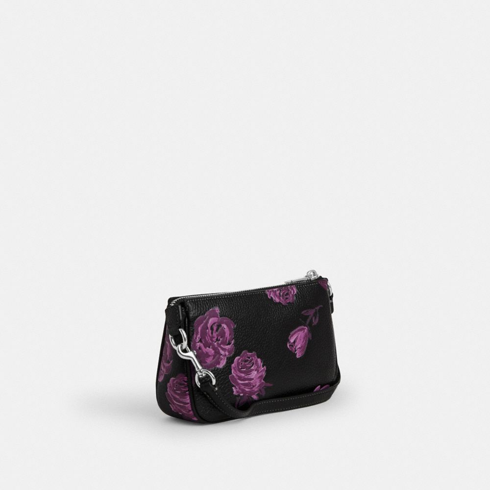 Coach Nolita 19 With Floral Print Sv Black Purple