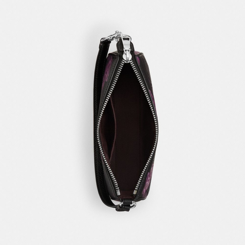 Coach Nolita 19 With Floral Print Sv Black Purple