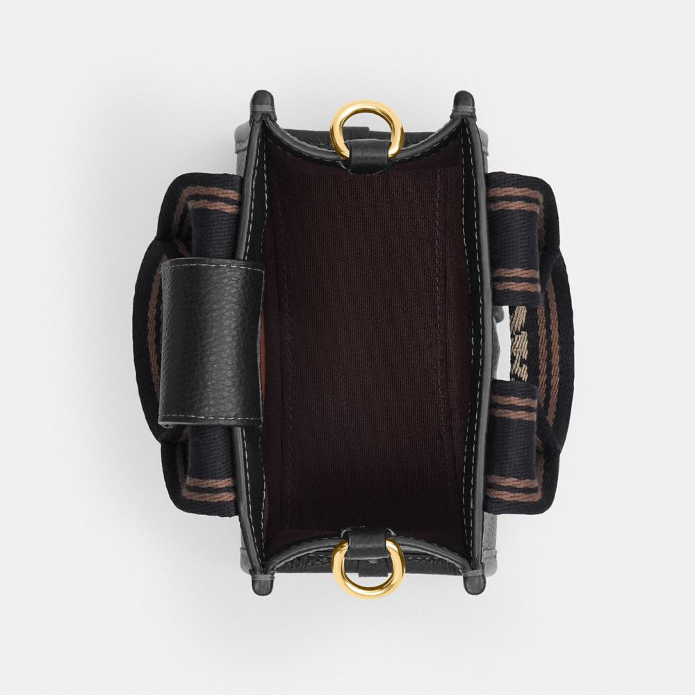 Coach Smith Mini Tote Bag Gold Black Multi