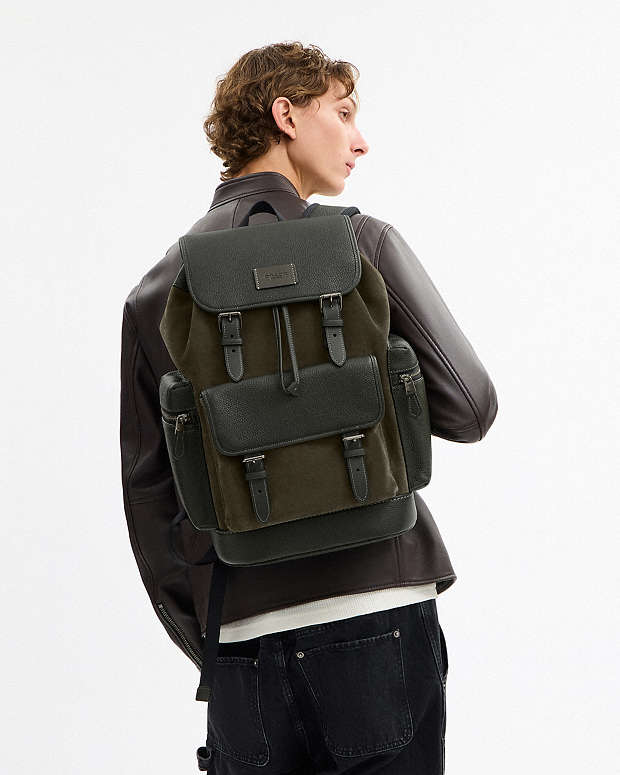 Sprint Backpack Suede-Qb-Uniform Green Suede-Qb-Uniform Green