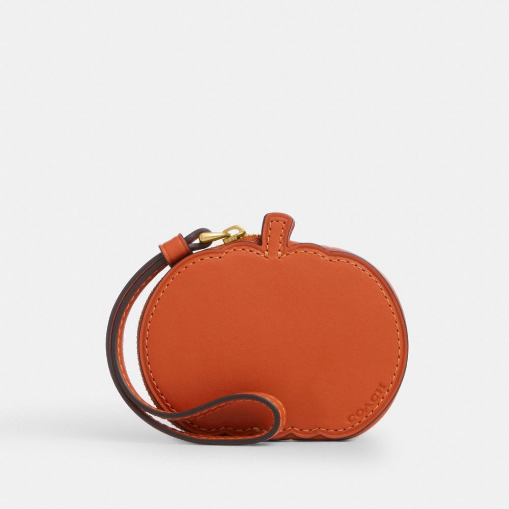 Coach Pumpkin Coin Case Im Bright Canyon