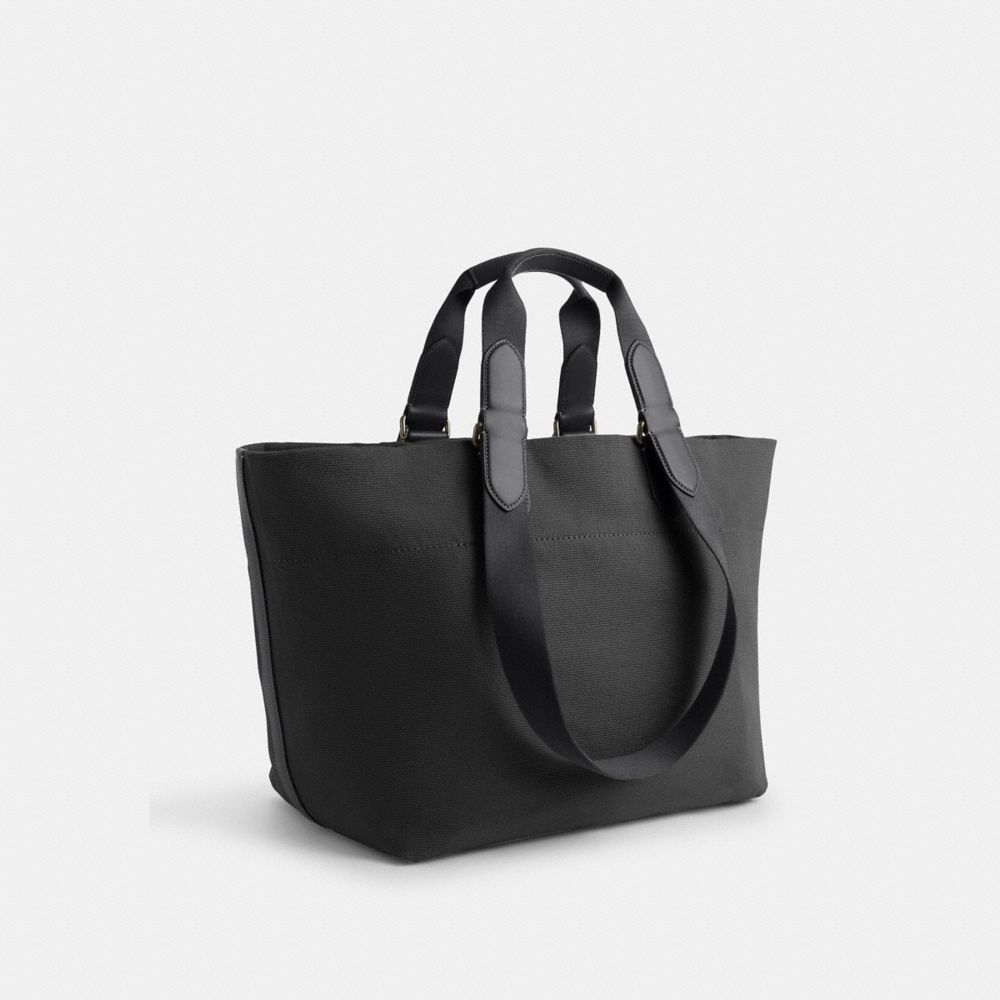 Coach Tour Tote Bag Gunmetal Black Multi