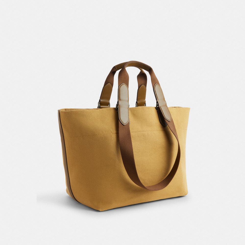 Coach Tour Tote Bag Gunmetal Trench Multi