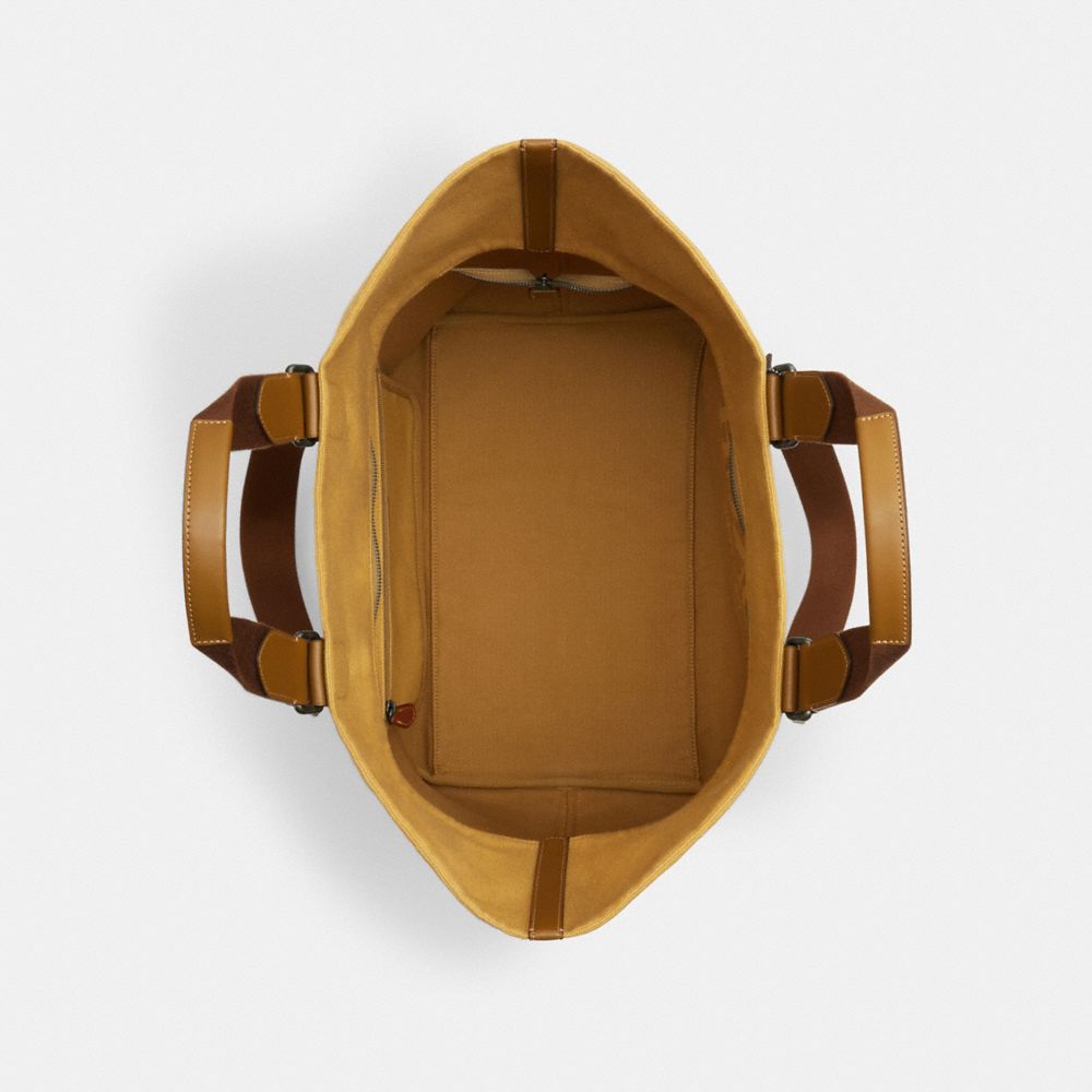 Coach Tour Tote Bag Gunmetal