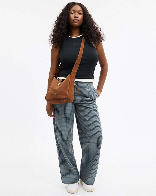 Hadley Convertible Crossbody Bag Suede-Gold-Sienna Suede-Gold-Sienna