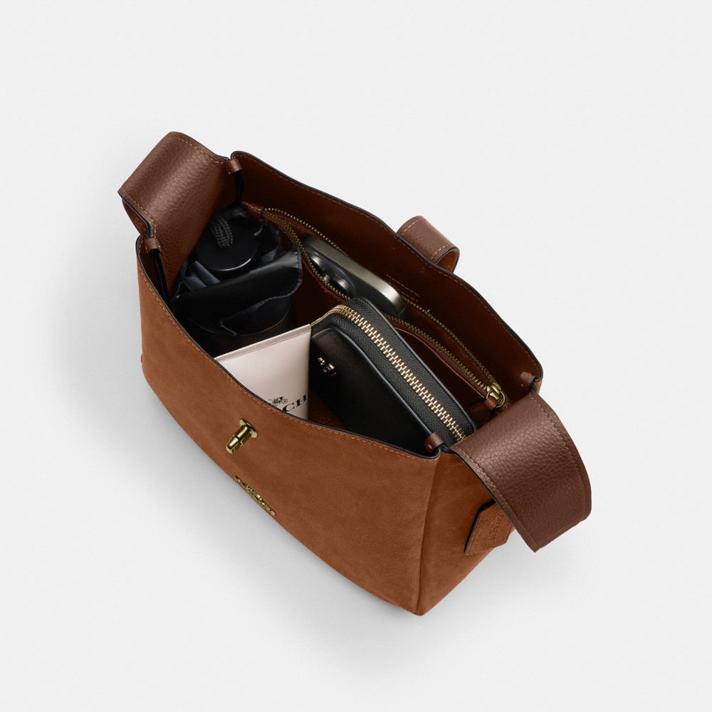 Coach Hadley Convertible Crossbody Bag Gold Sienna