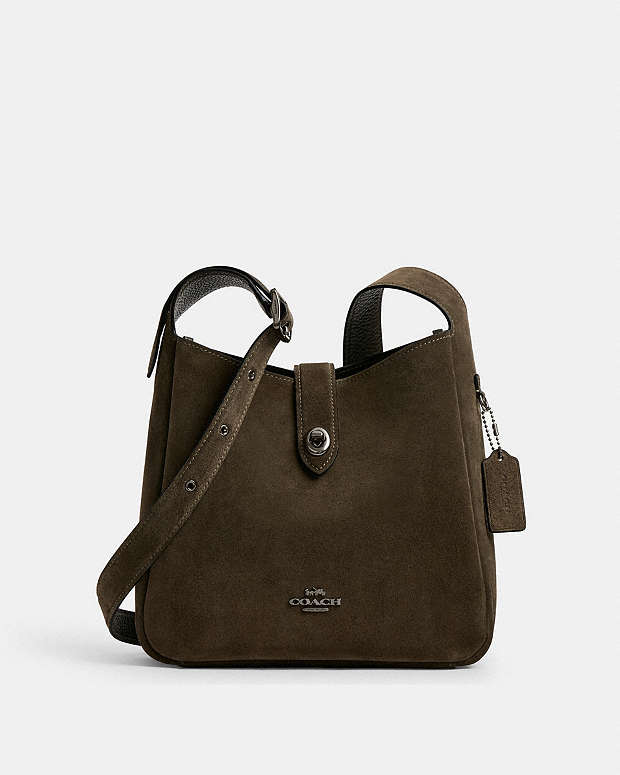 Hadley Convertible Crossbody Bag Suede-Qb-Army Green Suede-Qb-Army Green