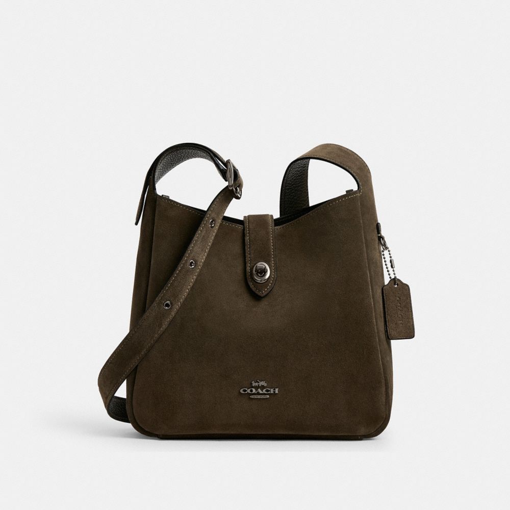 Coach Hadley Convertible Crossbody Bag Gunmetal