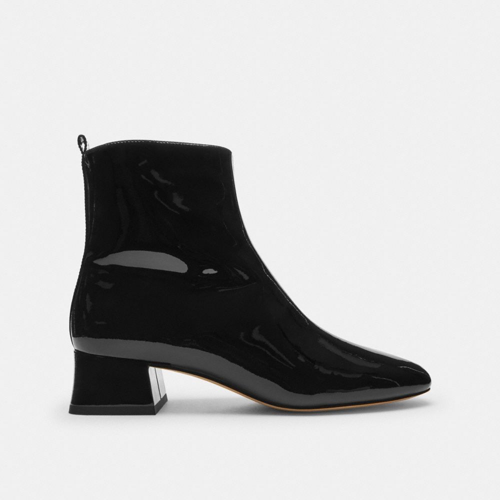 Coach Block Heel Bootie Black