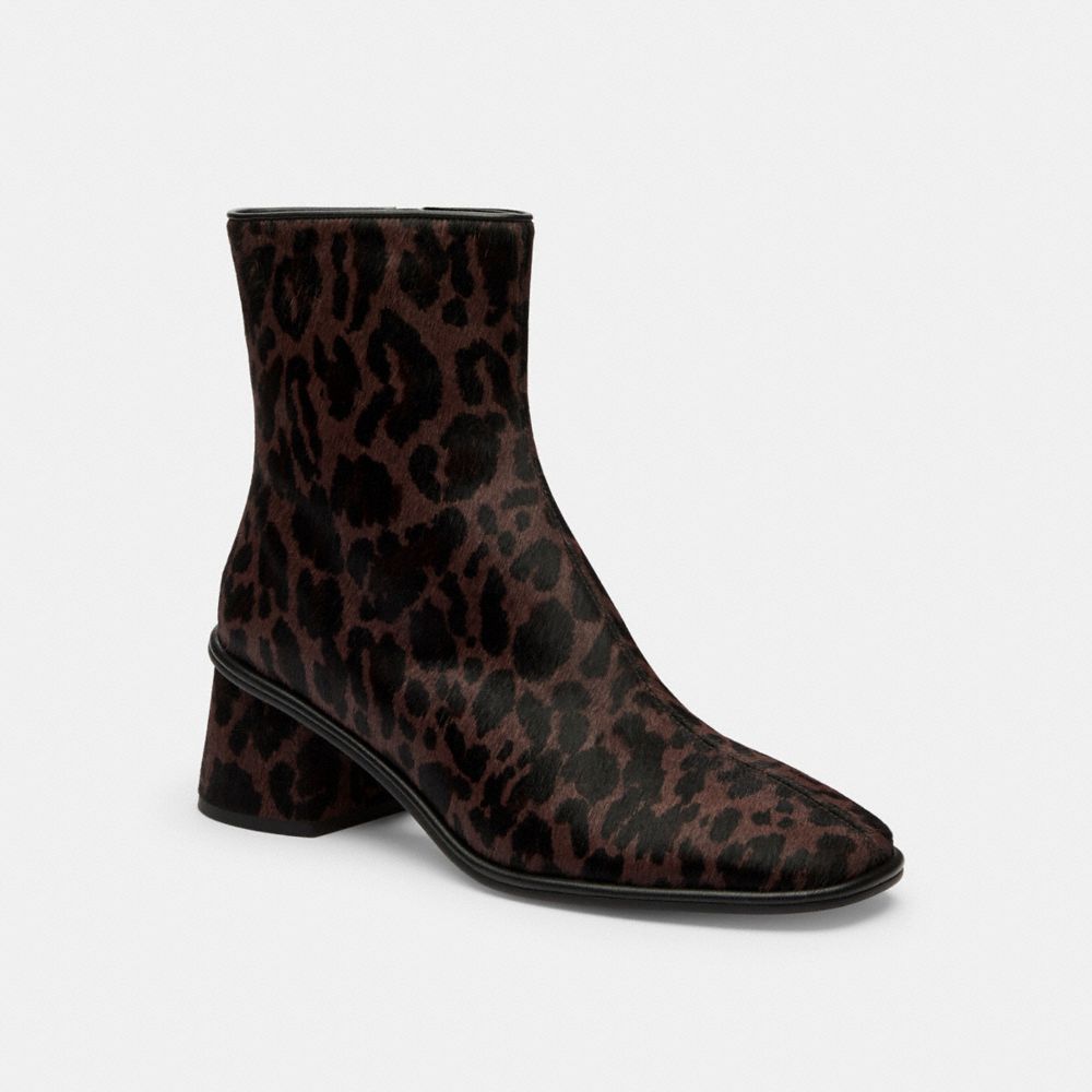 Women's Coach Gigi Bootie With Leopard Print Dark Leopard