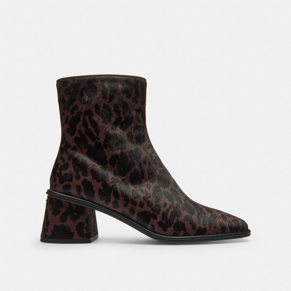 Women's Coach Gigi Bootie With Leopard Print Dark Leopard