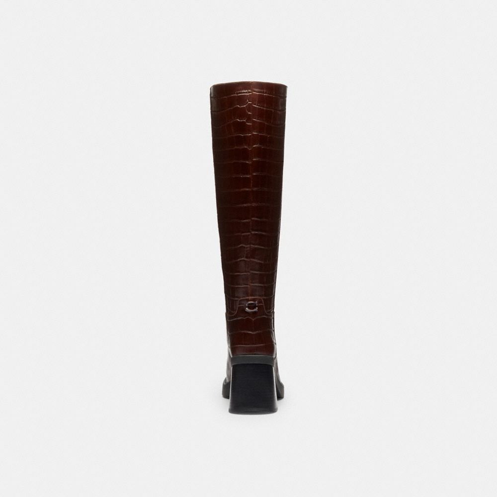 Women's Coach Sculpted C Tall Boot Maple