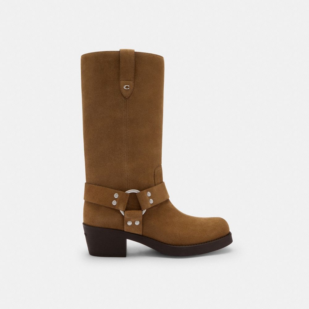 Women's Coach Harness Boot Coconut