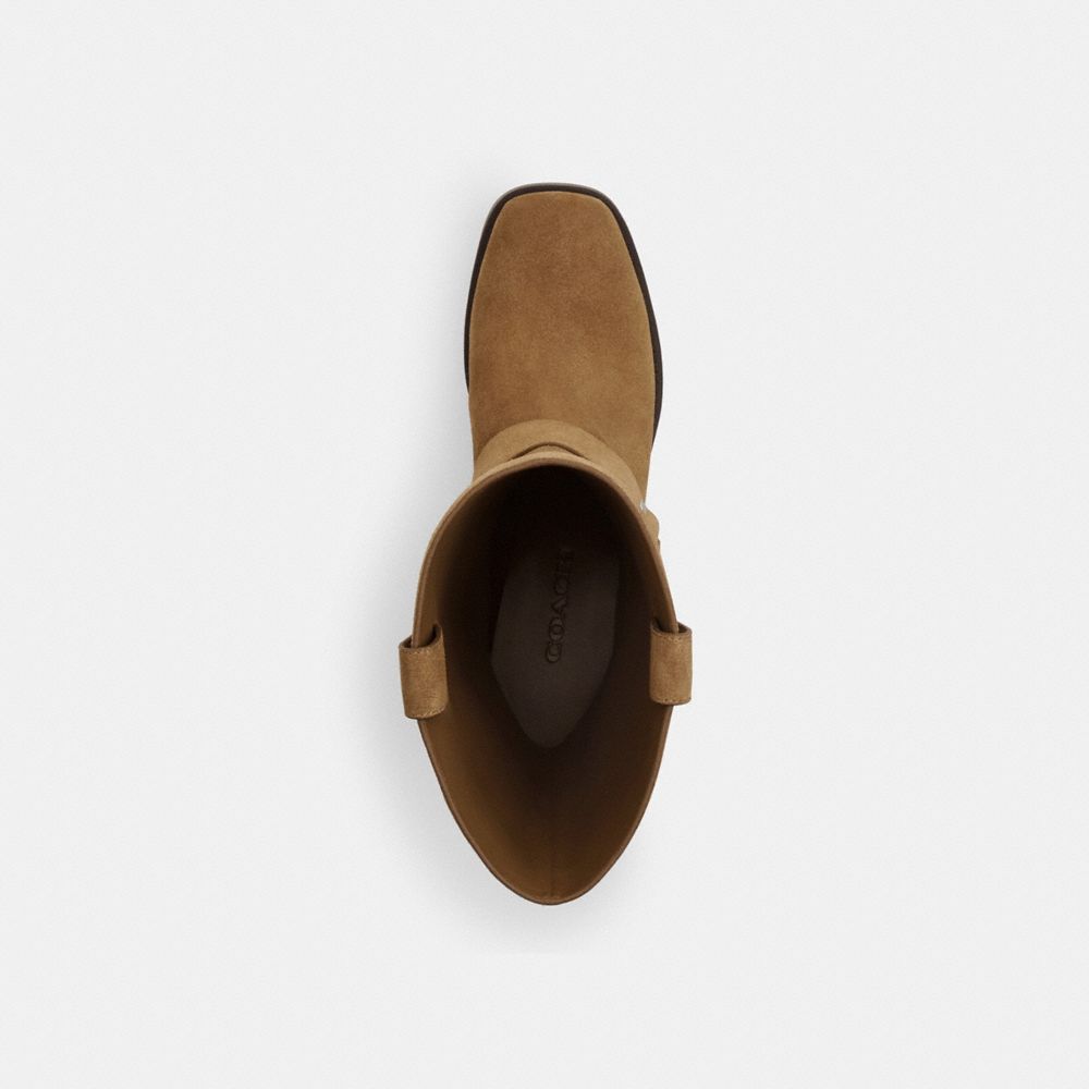 Women's Coach Harness Boot Coconut