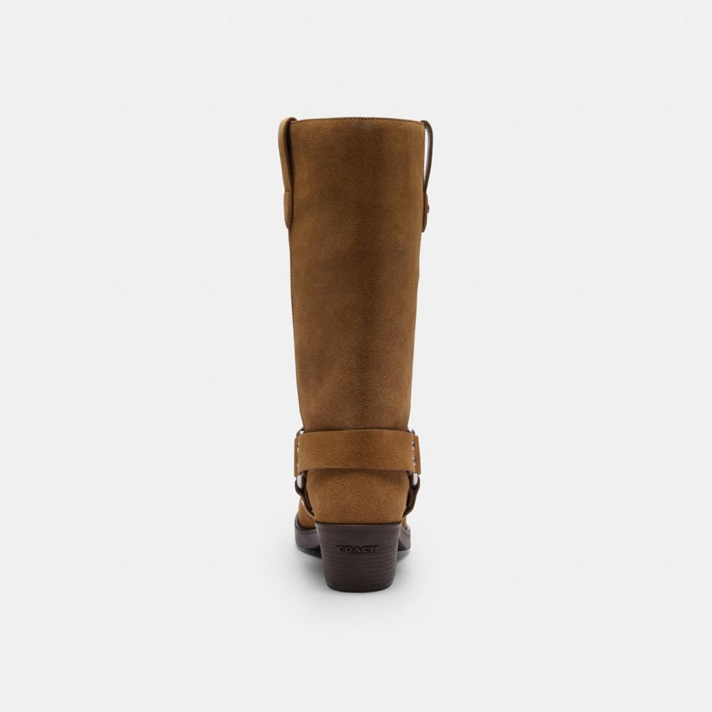 Women's Coach Harness Boot Coconut