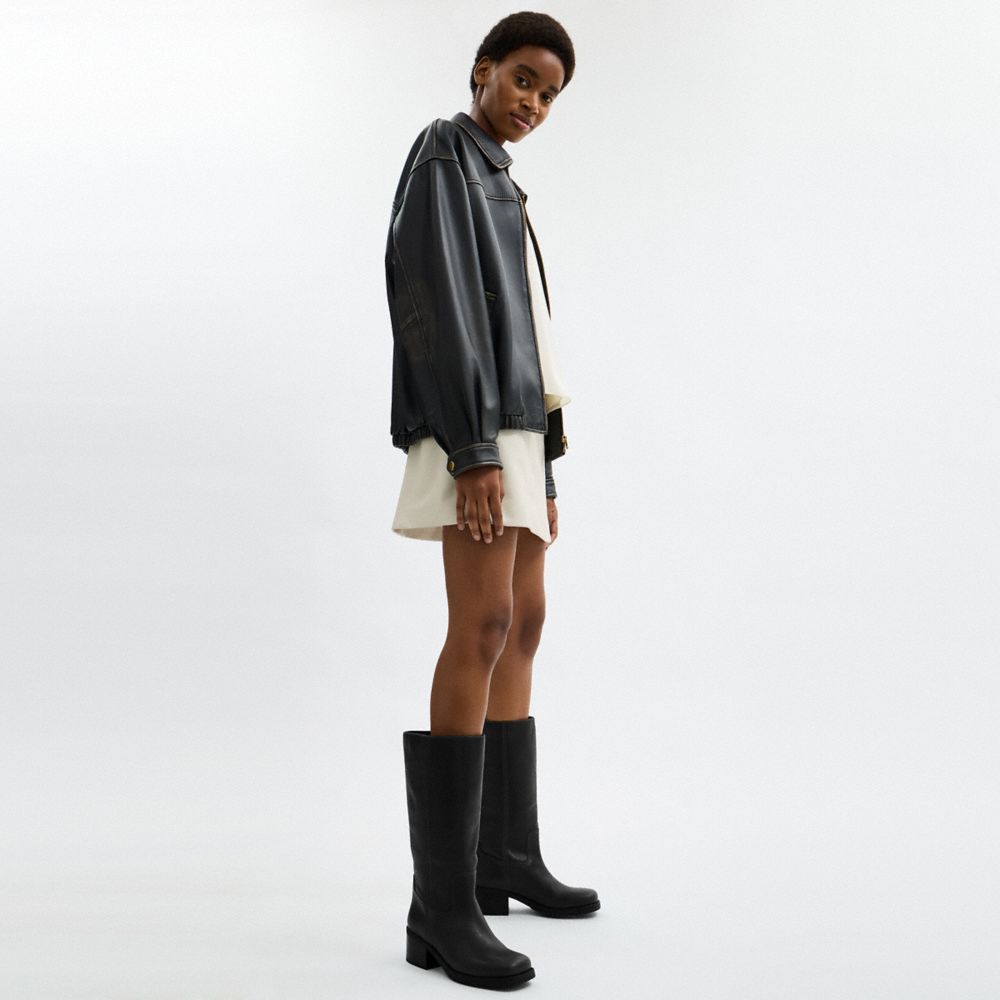 Women's Coach Tall Boot Black